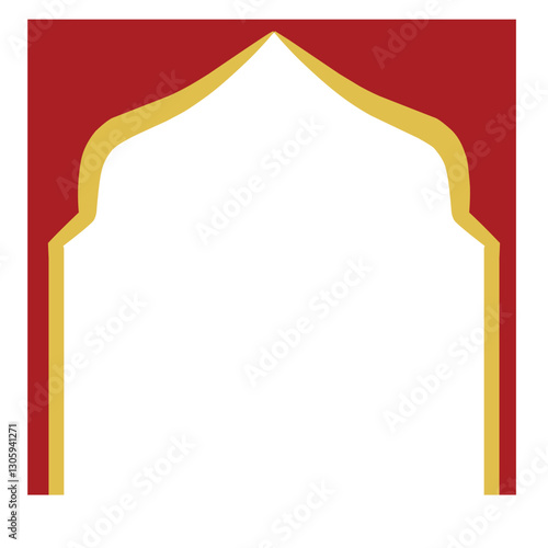 Red Frame for Ramadan