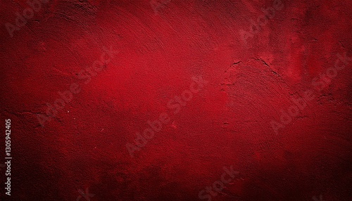 Textured grunge red concrete wall background