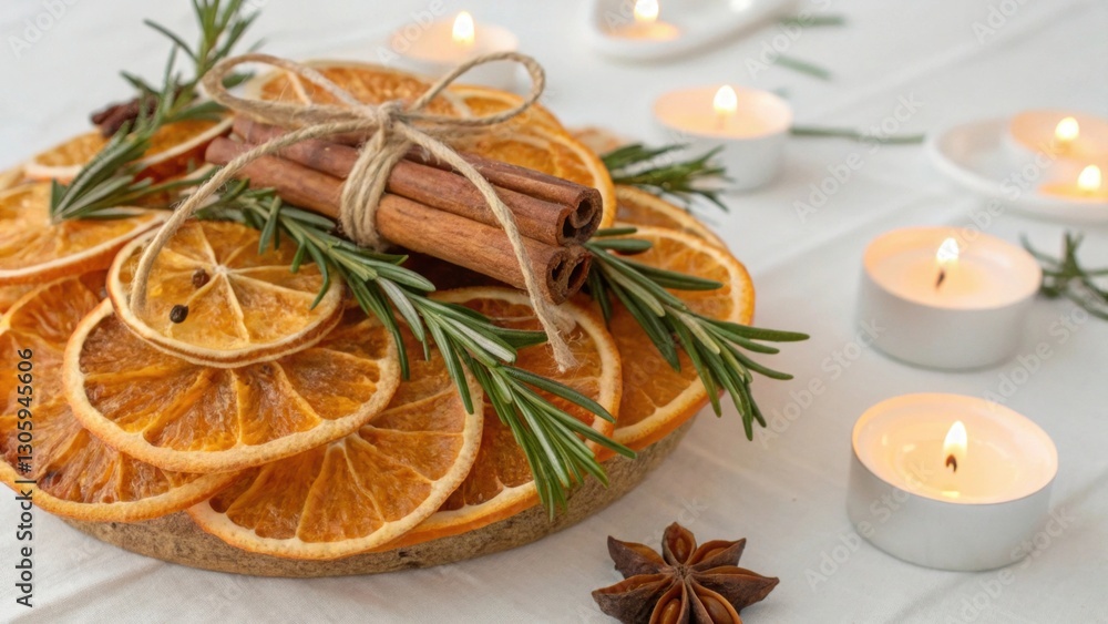 Centrepiece table herbs. A beautiful close-up of a decorative centerpiece featuring herbs for DIY table settings. DIY Decoration Idea. Centrepiece table herbs. A beautiful close-up of a decorative centerpiece featuring herbs for DIY table settings. DIY Decoration Idea.