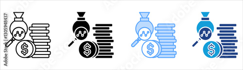 Investment Icon Set Multiple Style Collection