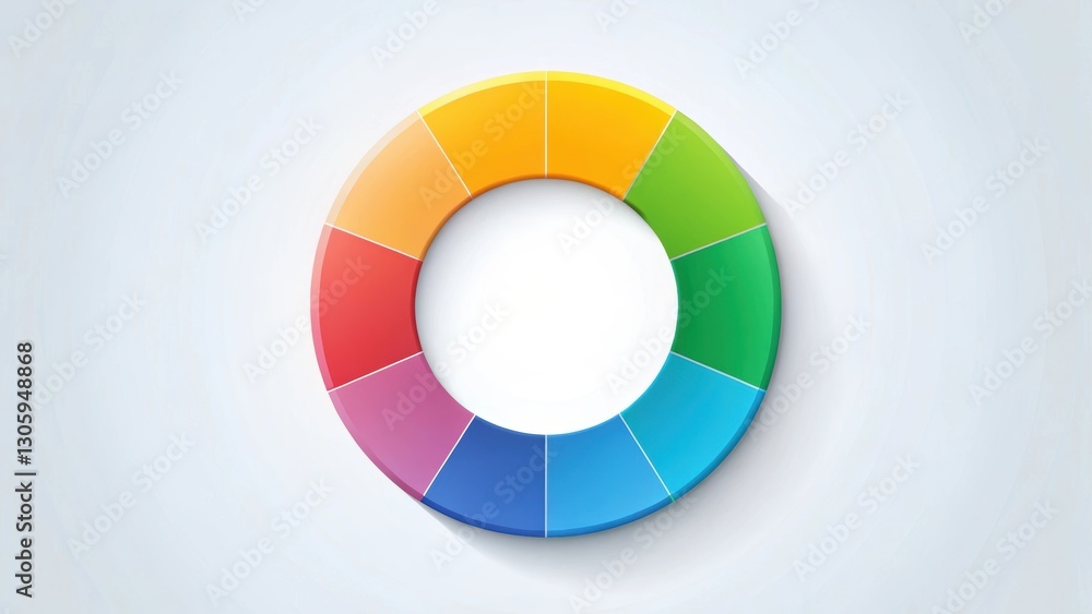 Circle chart infographic with modular design elements for data visualization , modular, circle, chart, infographic Circle chart infographic with modular design elements for data visualization , modular, circle, chart, infographic