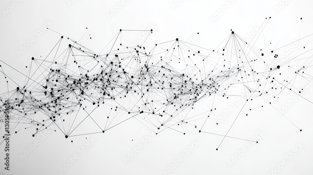 Abstract minimalist line art representing connections in contemporary urban environments Abstract minimalist line art representing connections in contemporary urban environments