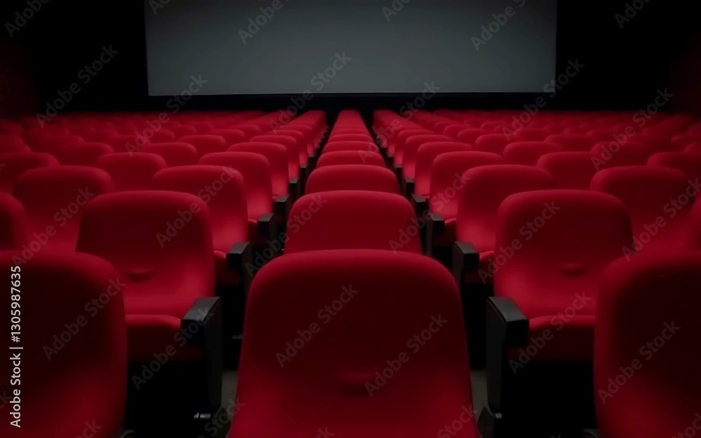 The atmosphere of an empty cinema The atmosphere of an empty cinema