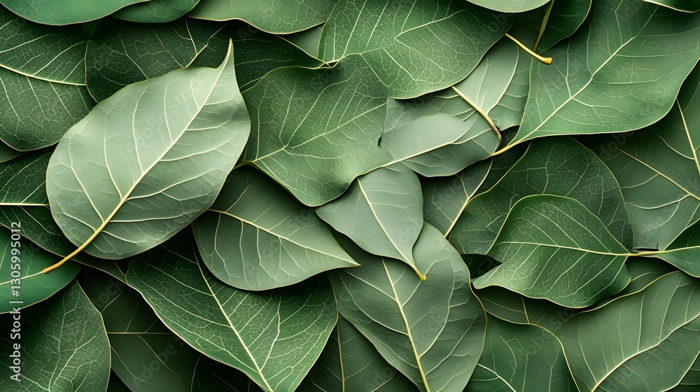 Obraz premium Vibrant Green Leaf Background Texture Closeup