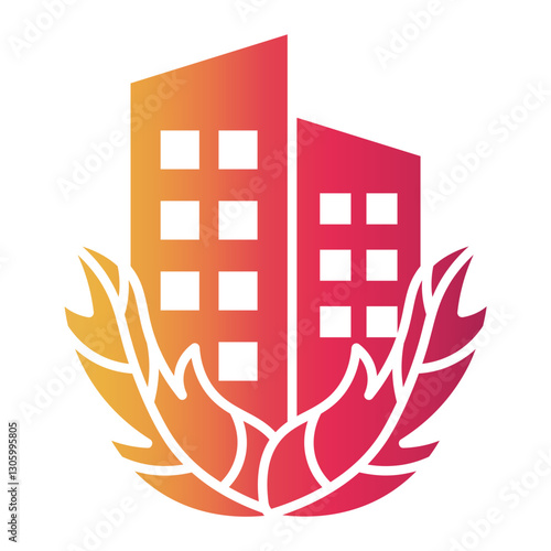 go green Gradient icon