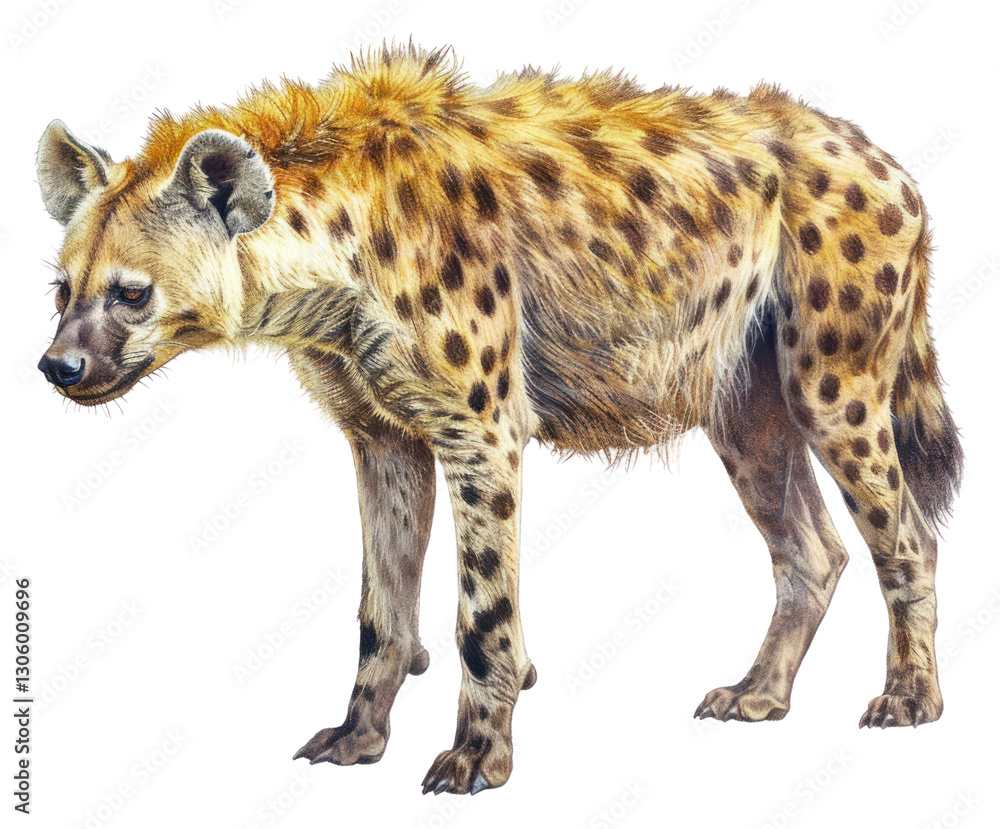 PNG Illustration of a Hyena hyena wildlife cheetah. PNG Illustration of a Hyena hyena wildlife cheetah.
