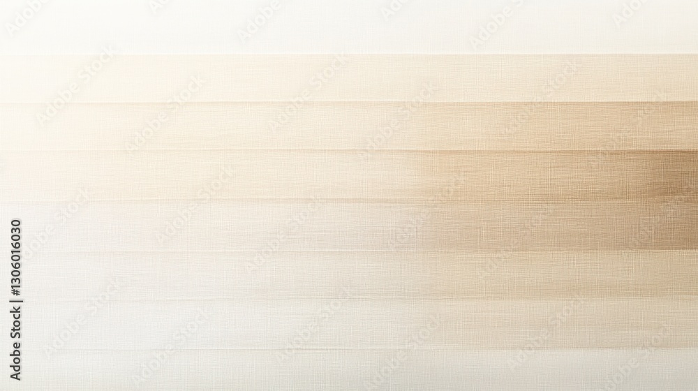 Naklejka premium Beige Fabric Blind Horizontal Stripes