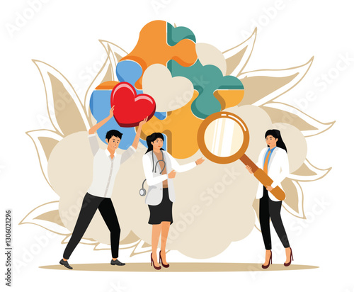Wellness of mental health and mindfulness in psychiatric therapy in depression and mental illness patient.