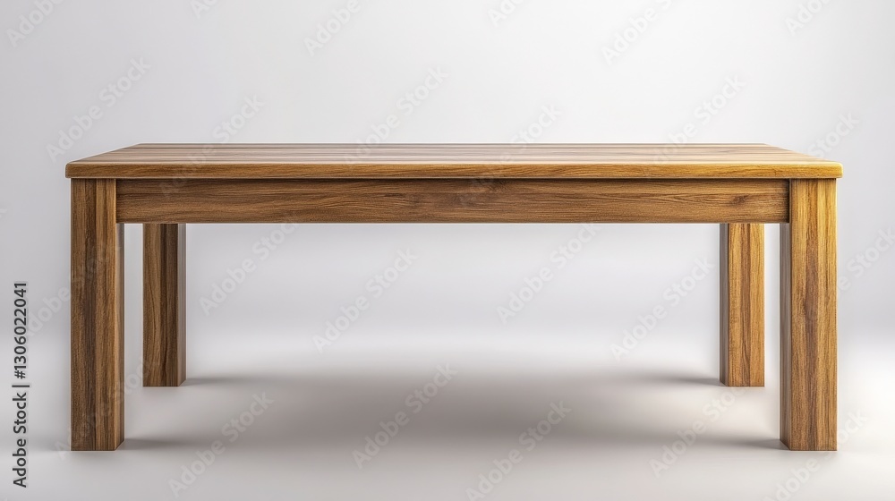 Wooden Table with Minimalist Design and Smooth Finish for Modern Interior Decoration Wooden Table with Minimalist Design and Smooth Finish for Modern Interior Decoration