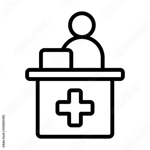 Reception Desk Icon