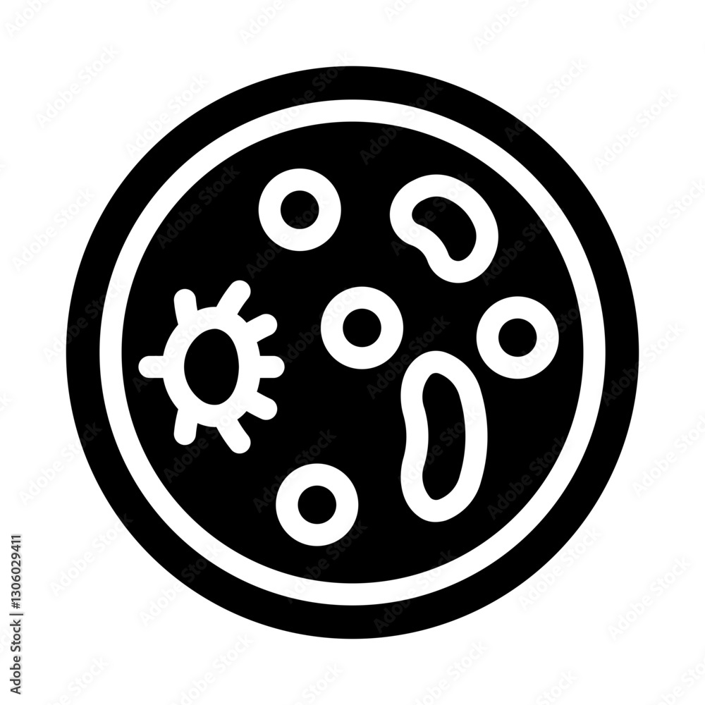 bacteria Solid icon bacteria Solid icon