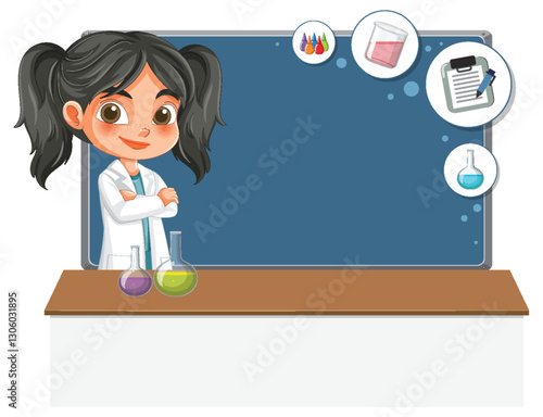 Young Scientist in a Laboratory Setting