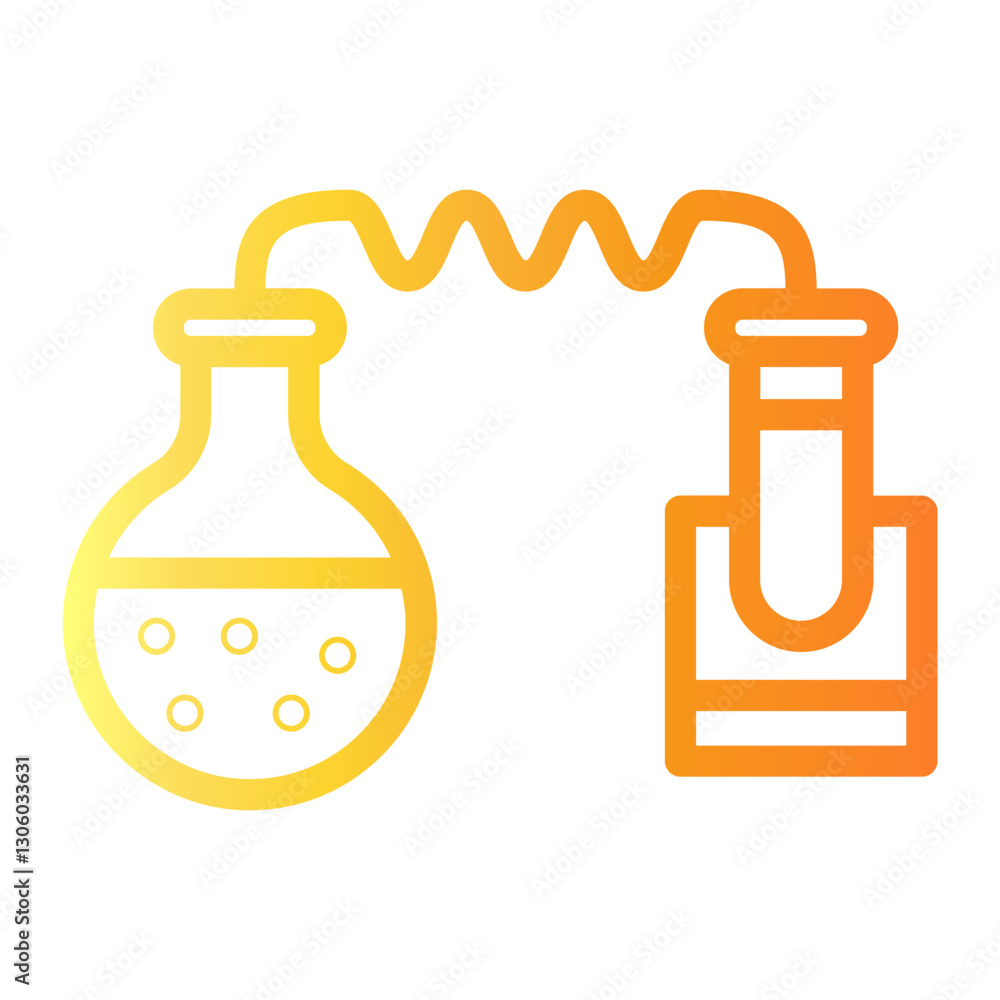 chemical Line Gradient Icon chemical Line Gradient Icon