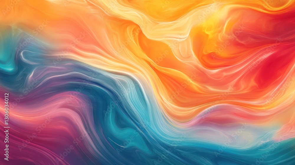 Colorful swirling abstract background with vibrant hues Colorful swirling abstract background with vibrant hues