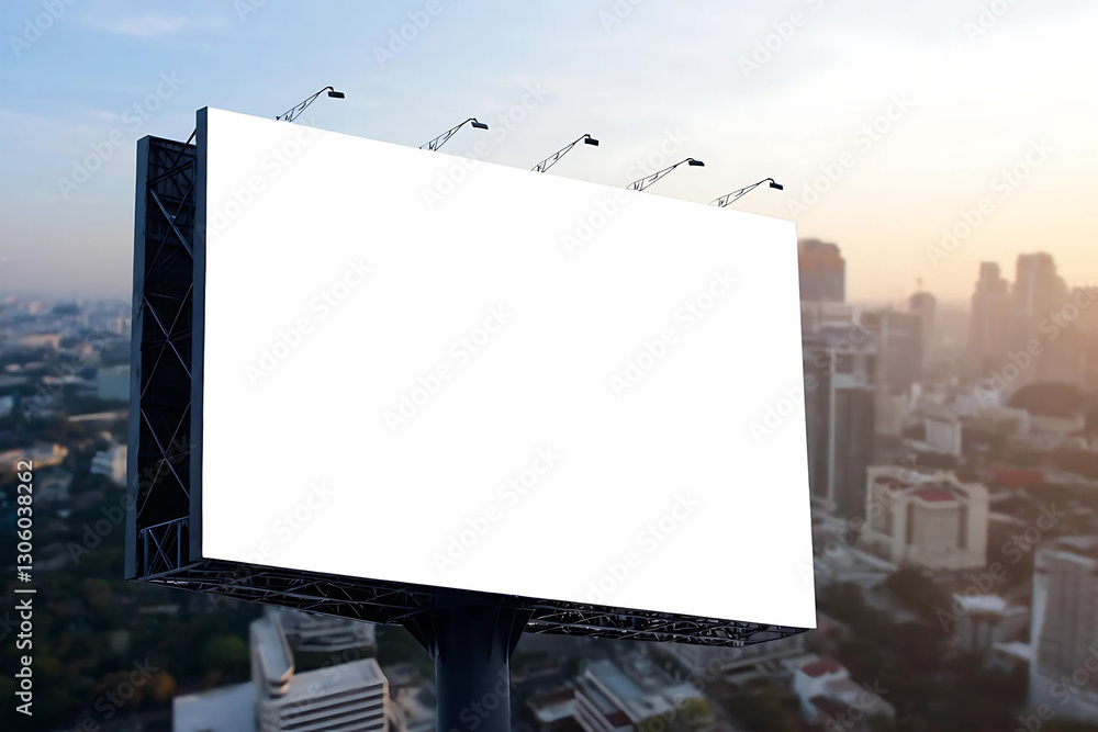 blank billboard in the city blank billboard in the city
