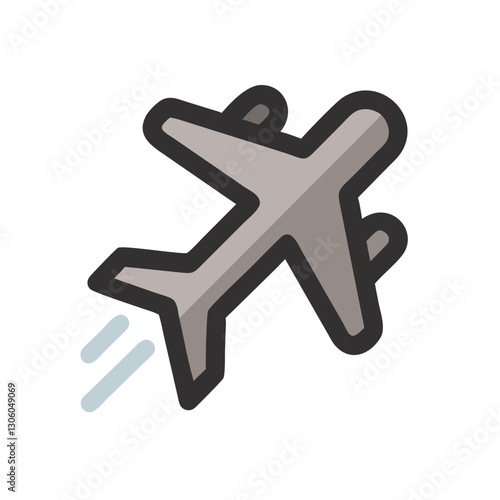 Flight Icon for Travel and Aviation