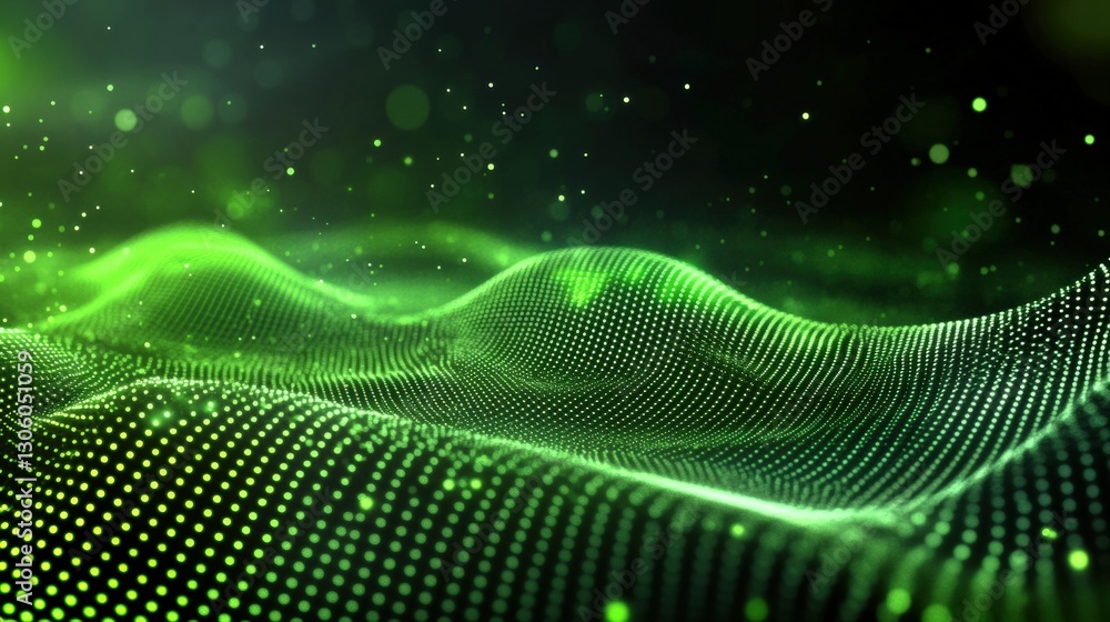 Digital waves abstract background virtual space graphic design green environment macro view midjourney concept Digital waves abstract background virtual space graphic design green environment macro view midjourney concept