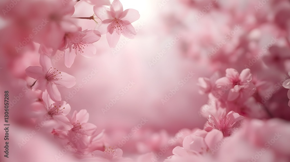 Beautiful pink blossoms create a soft and elegant floral arrangement Beautiful pink blossoms create a soft and elegant floral arrangement