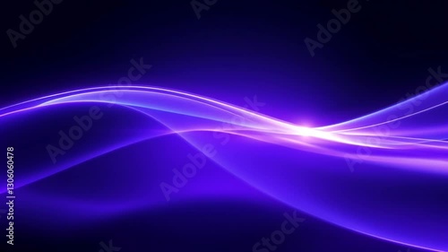 Abstract background with glowing purple and blue waves, creating a dynamic and vibrant atmosphere for modern or digital designs.