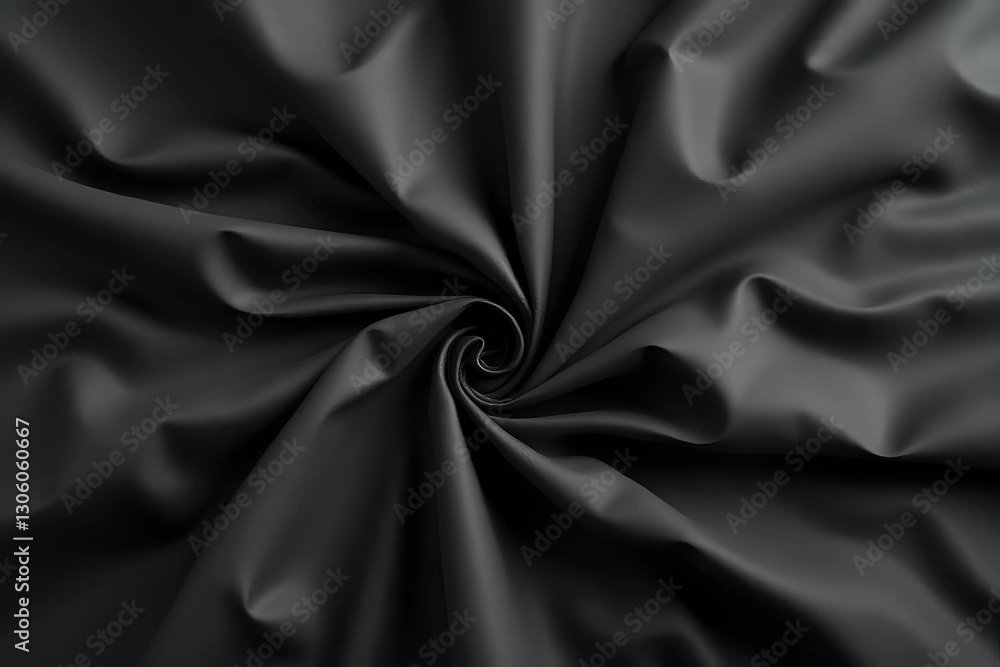 Obraz premium Black bed clothes cotton bedding textures