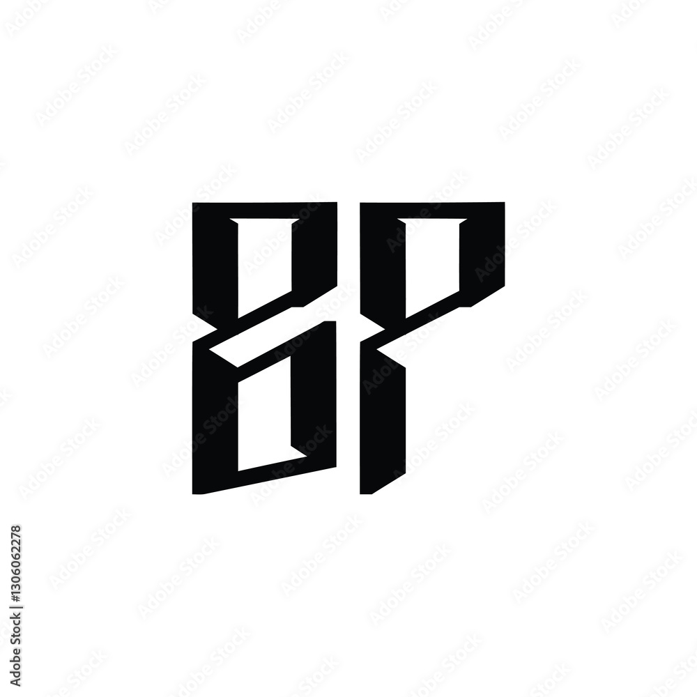 BP monogram logo design letter text name symbol monochrome logotype alphabet character simple logo BP monogram logo design letter text name symbol monochrome logotype alphabet character simple logo