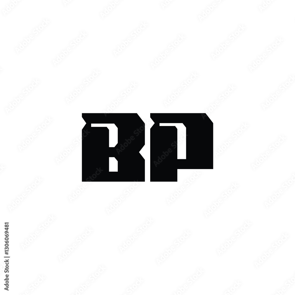 BP monogram logo design letter text name symbol monochrome logotype alphabet character simple logo BP monogram logo design letter text name symbol monochrome logotype alphabet character simple logo