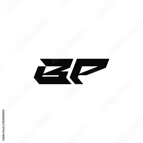 Free Download BP monogram logo design letter text name symbol monochrome logotype alphabet character simple logo - GFXLoad