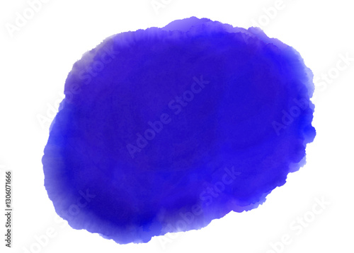 ネイビーの水彩素材