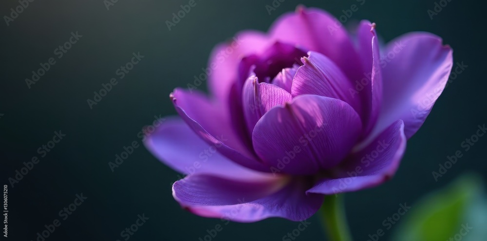 Deep purple flower head, tightly coiled, ready to unfurl , texture, bud, summer Deep purple flower head, tightly coiled, ready to unfurl , texture, bud, summer