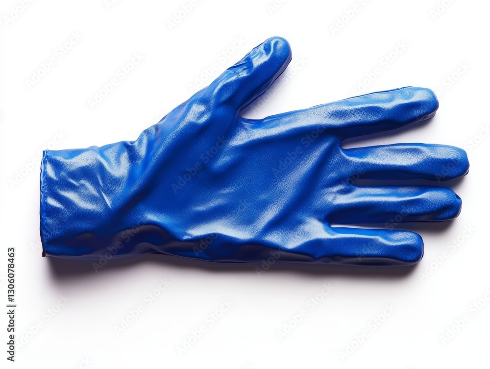 blue glove isolated on white background - ai blue glove isolated on white background - ai