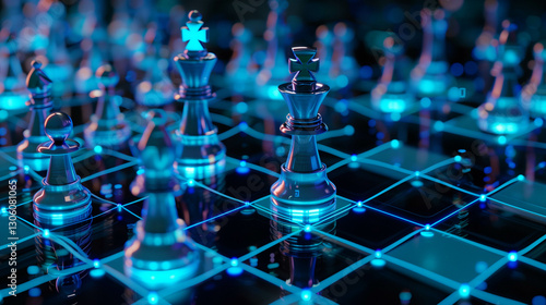 Artificial Intelligence and Strategic Thinking in Digital Chess Simulation