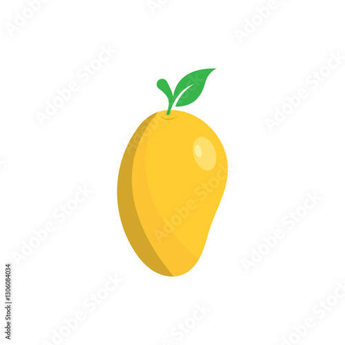 Mango logo flat design