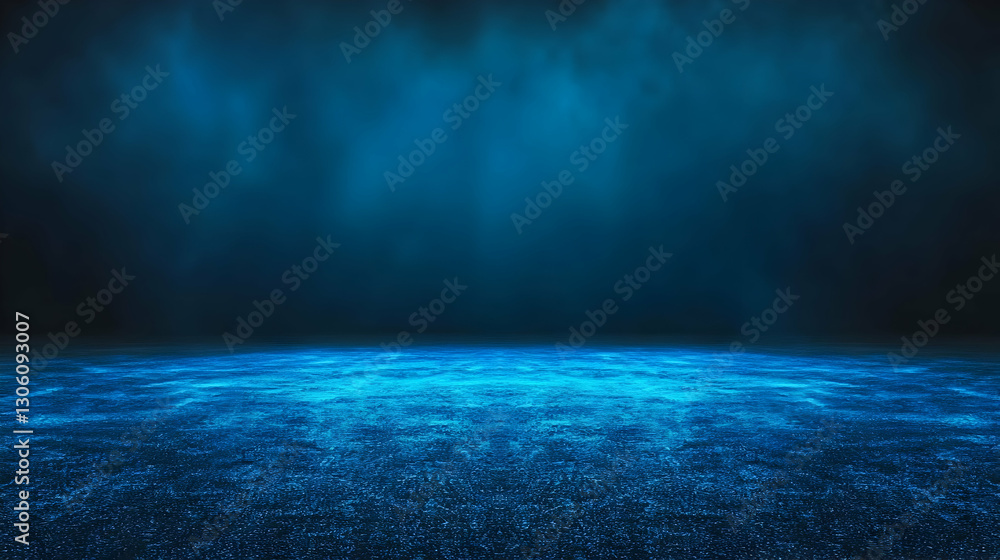 Abstract Blue Glittering Background Space Texture Lighting Abstract Blue Glittering Background Space Texture Lighting
