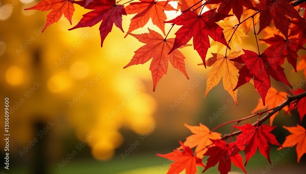 Beautiful fall backdrop of colorful maple leaves in sunlight, tree, autumn Beautiful fall backdrop of colorful maple leaves in sunlight, tree, autumn