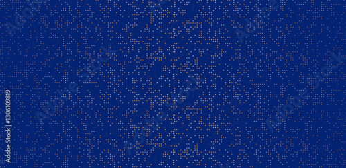 Digital grid overlay and a smart square high technology blue background 