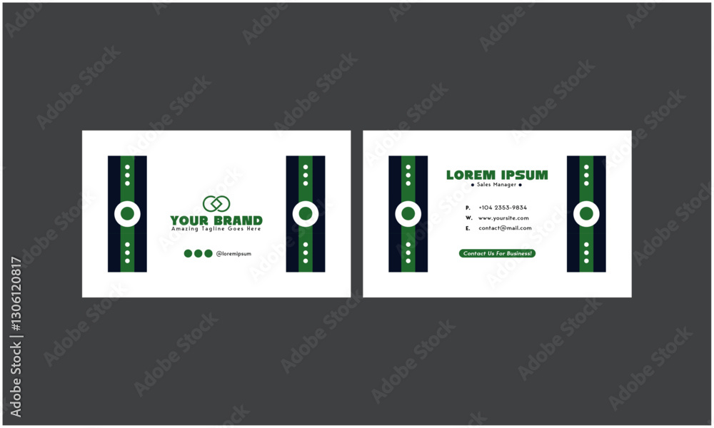Modern Style Business Card Modern Style Business Card