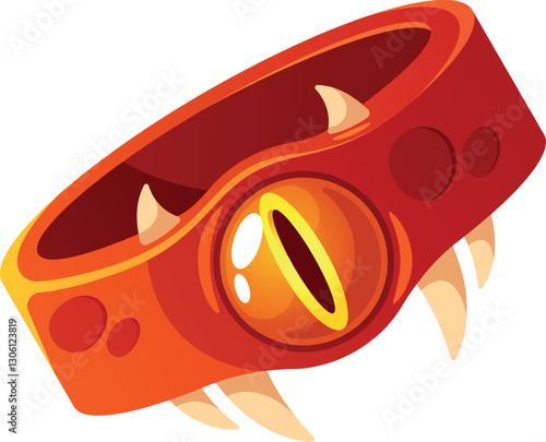 Magic ring with dragon eye