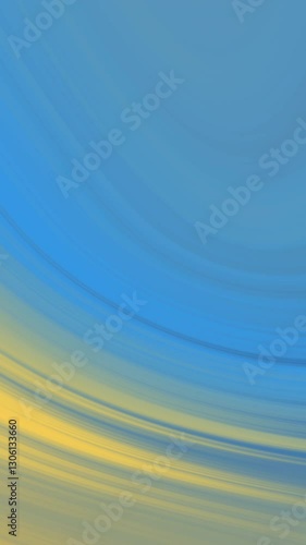 Abstract color yellow blue combination blurred smooth mesh gradient soft color animation wavy for background