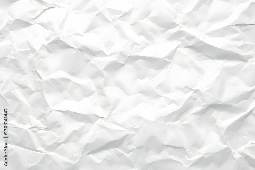 Wrinkled White Paper Texture Background Abstract Illustration Wrinkled White Paper Texture Background Abstract Illustration