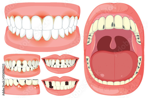 Dental Health and Oral Care Illustration