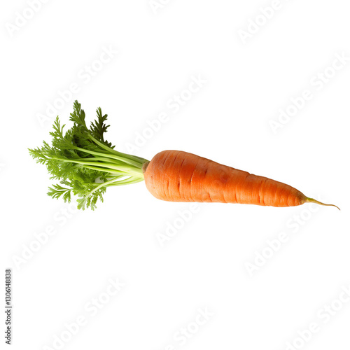 carrots isolated on white background 