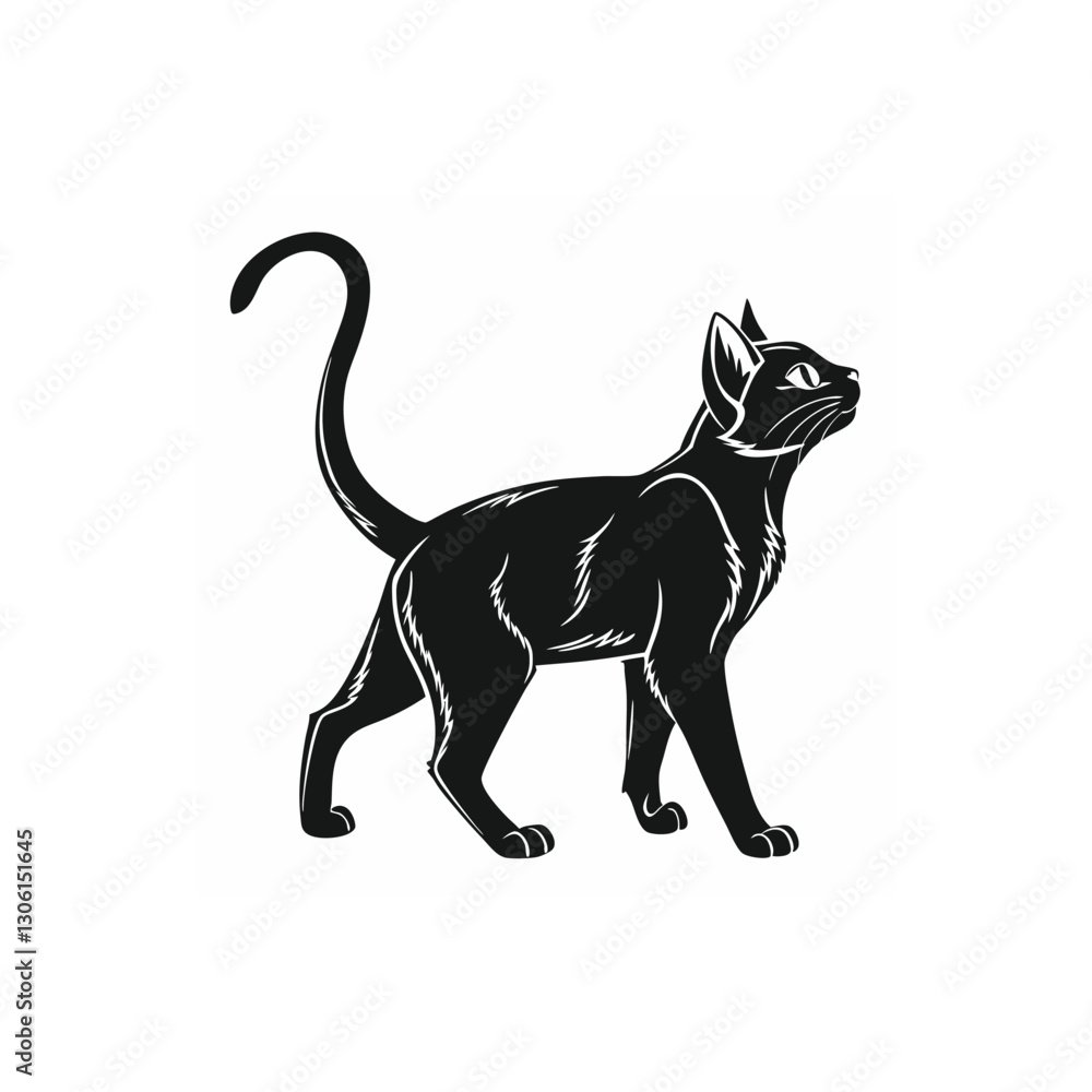 Obraz premium Cute Cat Vector Design