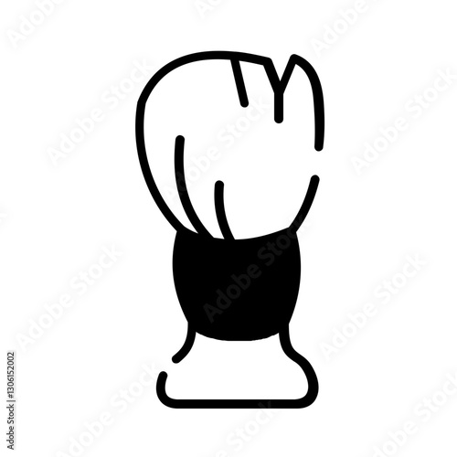 shaving brush icon