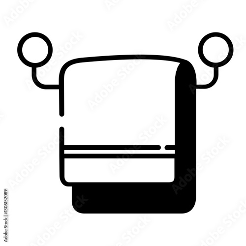 hanging towel icon	
