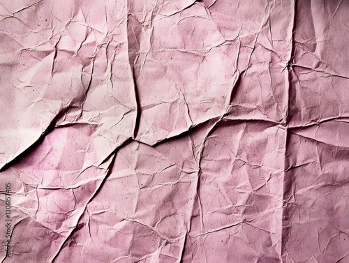 Wallpaper Mural Crumpled Pink Paper Background for Textures, Crafts, and Creative Designs Featuring Unique Surface Details Torontodigital.ca