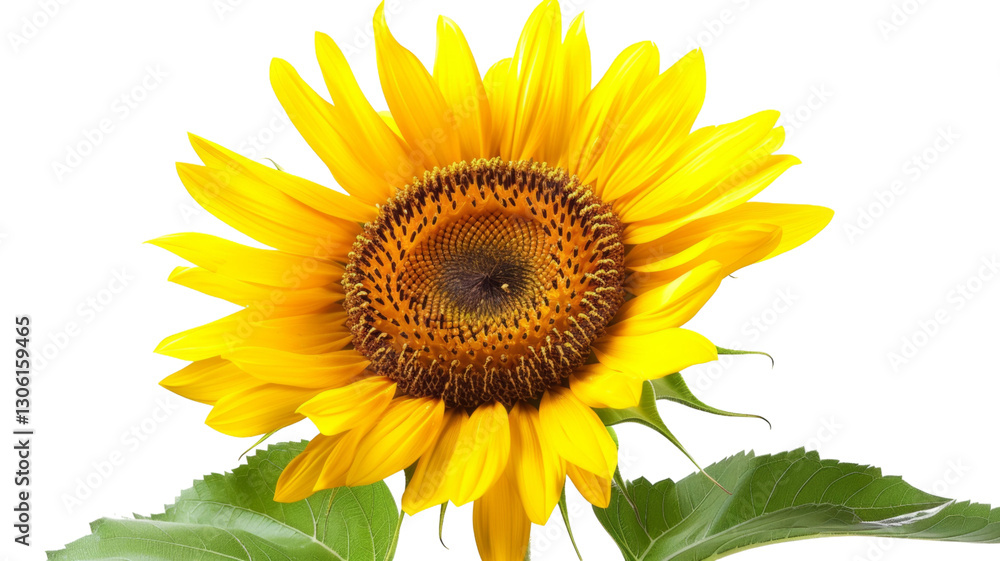 Fototapeta premium Vibrant Sunflower Close-Up.