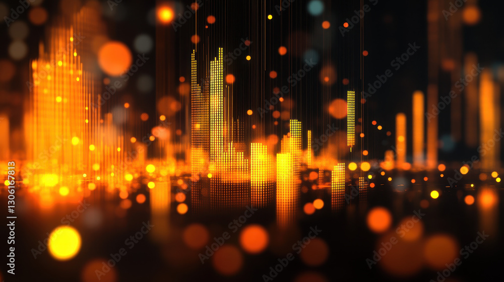 A digital illustration of an abstract background with an orange and yellow gradient A digital illustration of an abstract background with an orange and yellow gradient