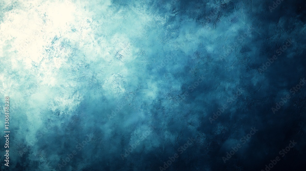 Submerged Sunlight Illuminates Deep Ocean Texture. AI Generated Submerged Sunlight Illuminates Deep Ocean Texture. AI Generated