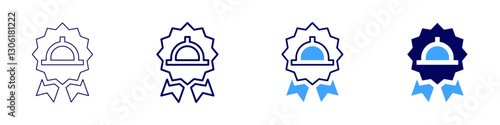 Food biodegradability icon in 4 different styles. Thin Line, Line, Bold Line, Duotone. Duotone style. Editable stroke