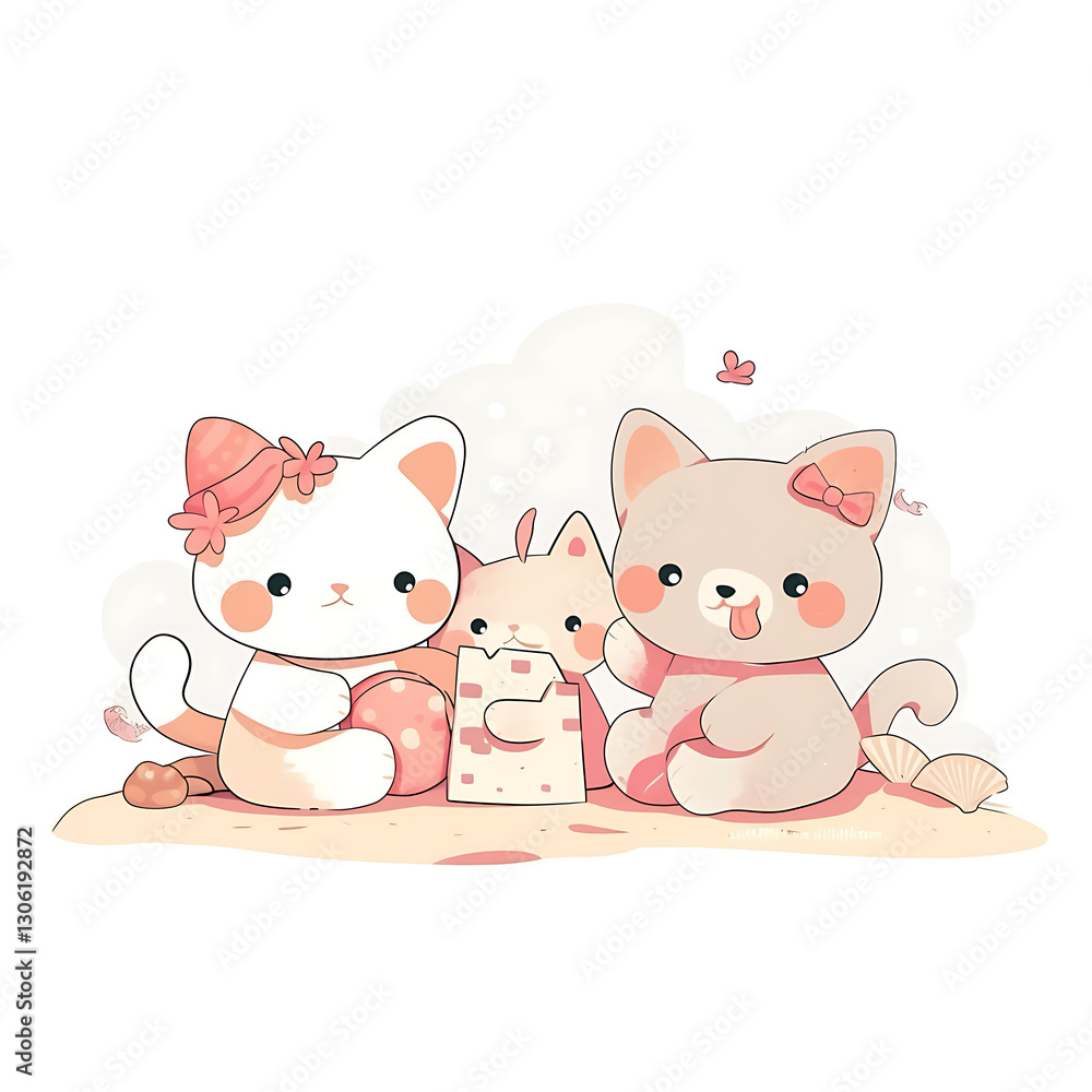 Playful and whimsical dog or cat illustrations in vibrant and minimalist designs. Playful and whimsical dog or cat illustrations in vibrant and minimalist designs.